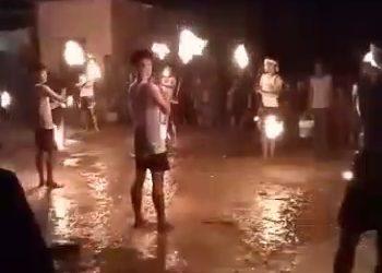 Pawai Takbiran Menyambut Hari Raya Idul Fitri 1444 Hijriyah Di Desa Kelapa Dua Berjalan Meriah