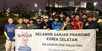 Relawan GANJAR di Korsel Lakukan Deklarasi Secara Serentak Lima Kota