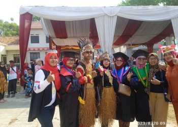 Antusias Warga Desa Jejalenjaya Kecamatan Tambun Utara Rayakan HUT RI Ke-78, Adakan Pawai Karnaval Budaya