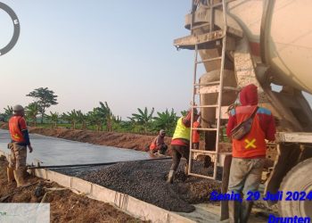 Dinas PUPR Kabupaten Indramayu Rekontruksi Jalan Dua Kecamatan