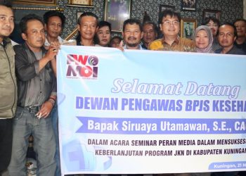 Dewan Pengawas BPJS Kesehatan Ajak Jurnalis Turut Sukseskan Program JKN Di Kabupaten Kuningan