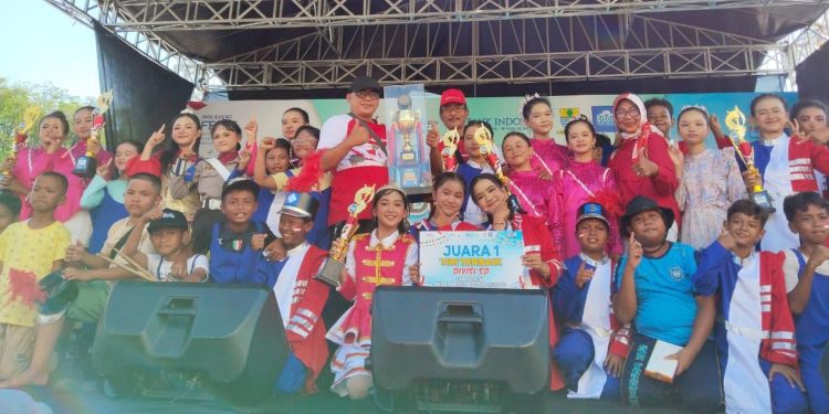 Marching Band Gema Swara Rajawali SDN Tersana Baru Punyai Seabreg Prestasi