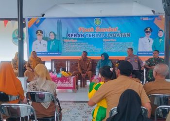 Pisah Sambut Camat Sindang Dadang Supriatna ke Achmad Fauzie Romdhon