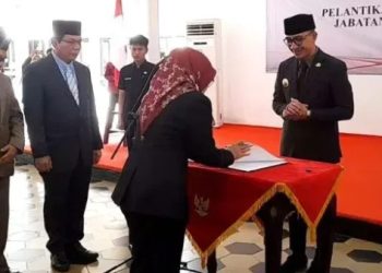 Puluhan Pejabat Eselon II Dan Eselon III Kabupaten Lebak Resmi Dilantik, Bupati Tekankan Kinerja dan Pelayanan Publik