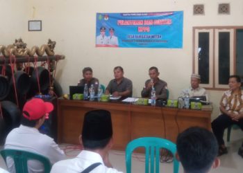 Panitia Pemilihan Kuwu Desa Rambatan Wetan Lantik dan Bimtek Anggota KPPS Jaga Kebersamaan